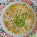 ゆで加減、卵の固さばっちり卵入り温そうめん